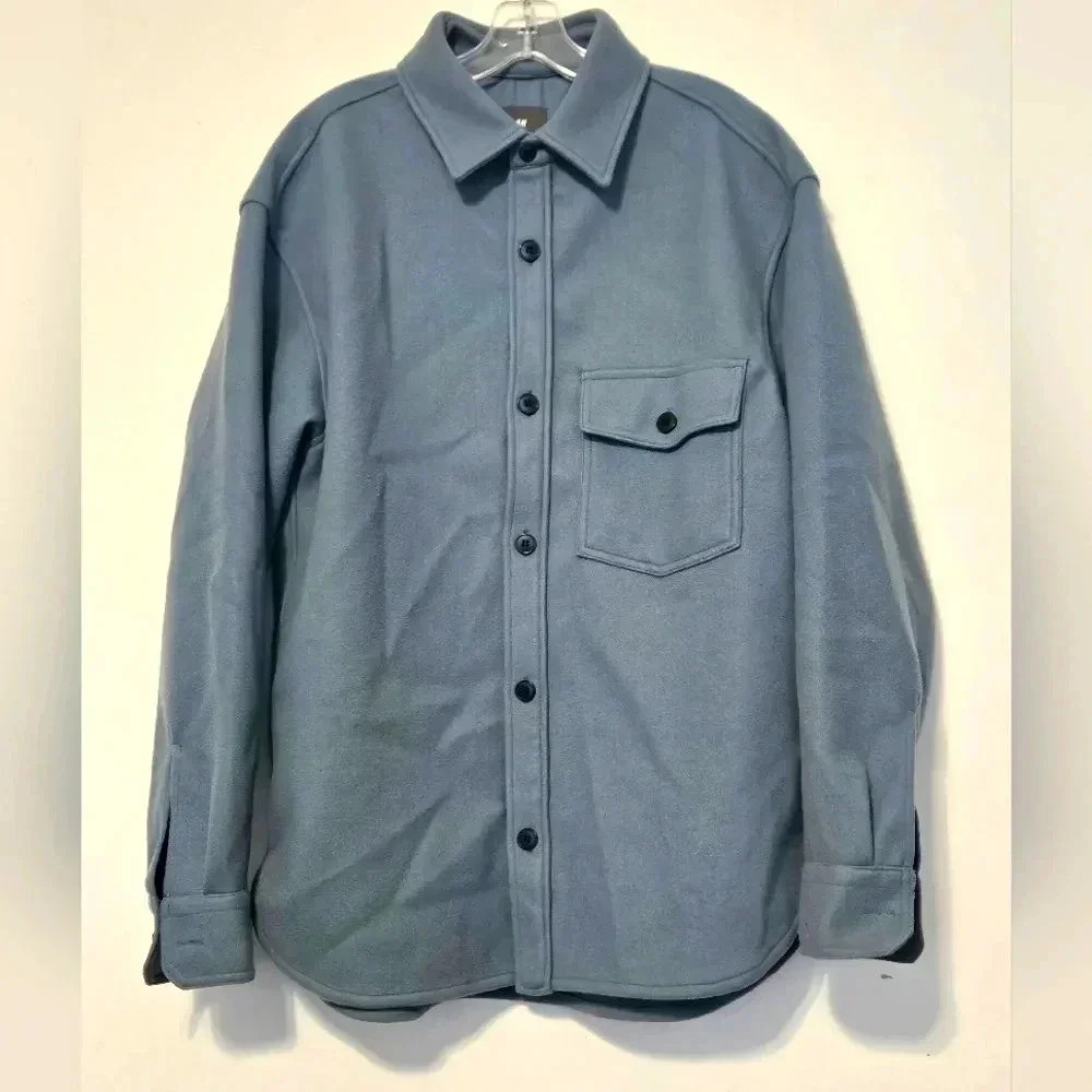 H& M Shacket  Ultra Soft Size Large EUC